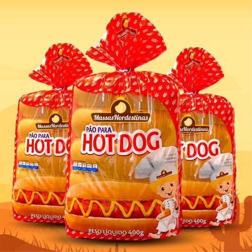 Pão para Hot Dog