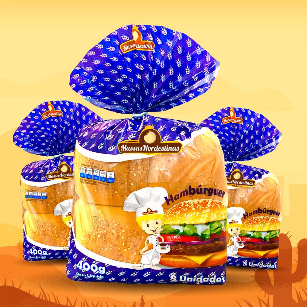 Pão para Hambúrguer