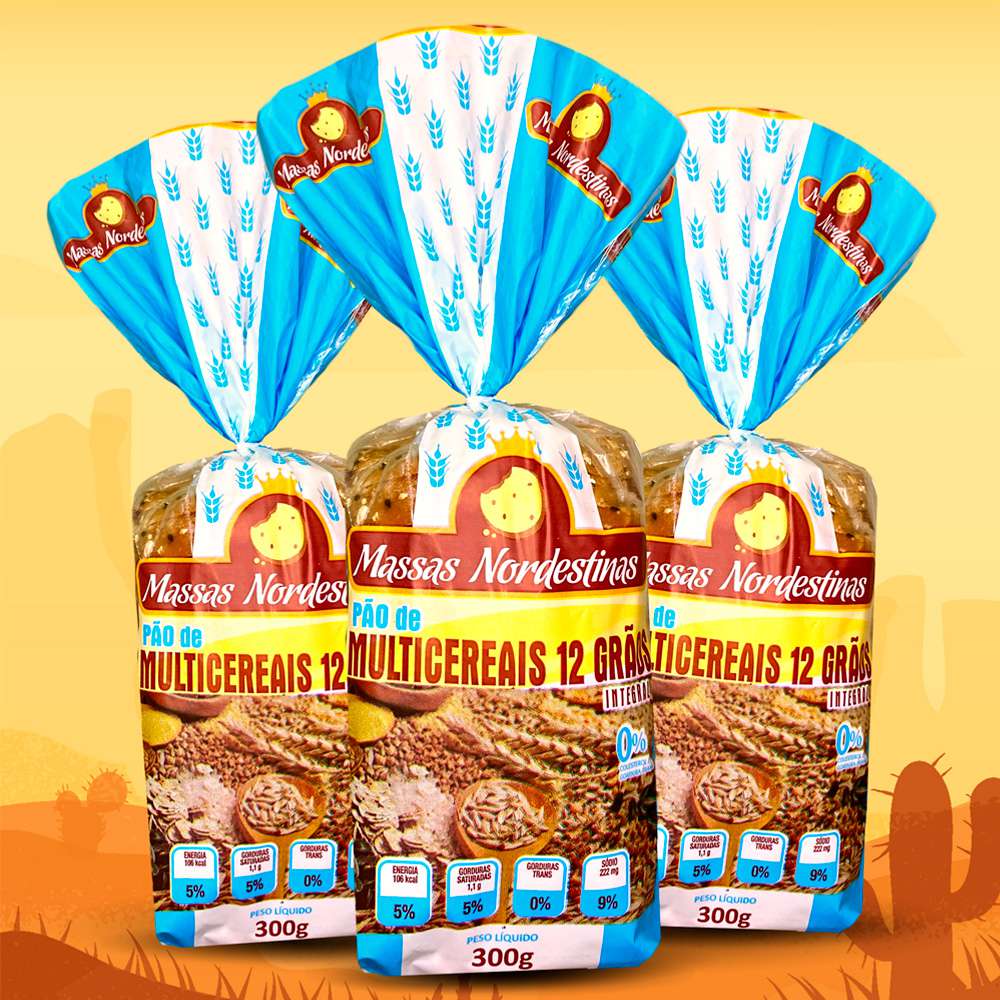 Pão Multicereais 12 Grãos